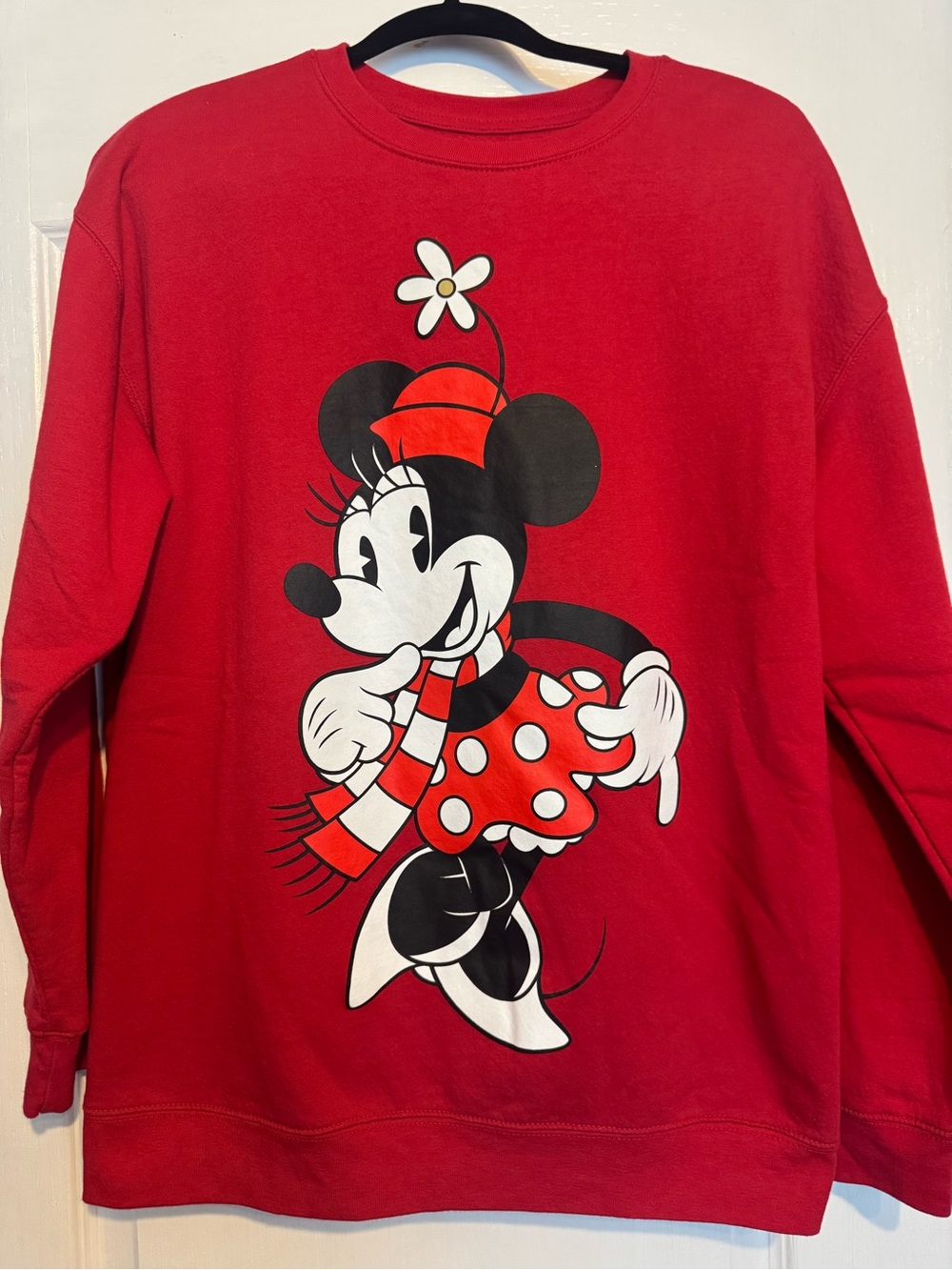 Women’s Red Minnie Mouse Graphic Sweatshirt - Disney
